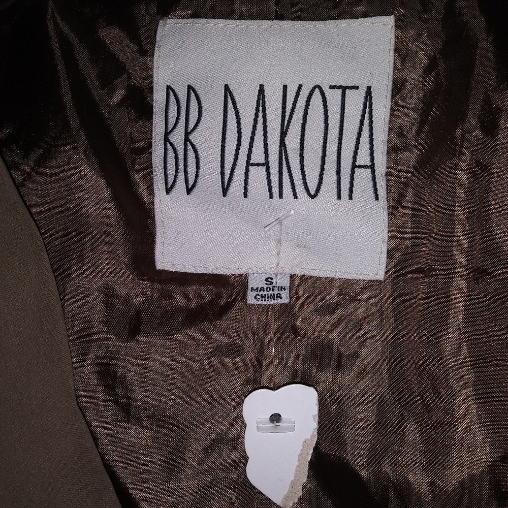 BB Dakota Moto Jacket Anthropologie Faux Suede Grey Green - Picture 6 of 8